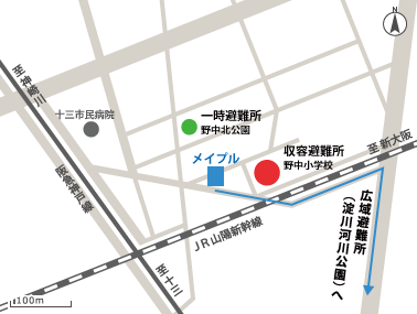 防災マップ　メイプル事業部