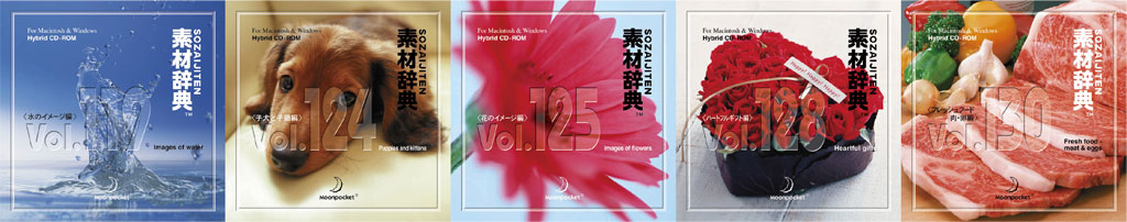 素材一覧 vol.119~vol.130|素材辞典 100巻パック